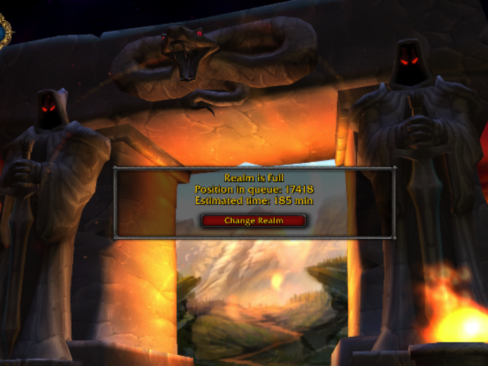 I was not prepared. Upon logging in, I was greeted with this message I hadn