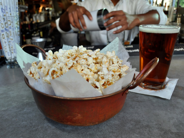 Some bars offer customers salty snacks that will make them thirsty