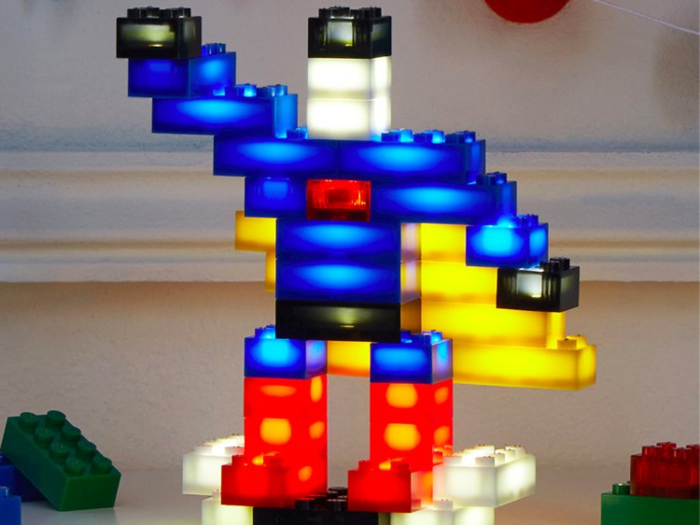 A build-it-yourself light sculpture