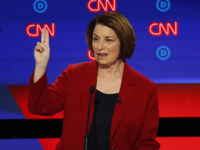 Sen. Amy Klobuchar of Minnesota