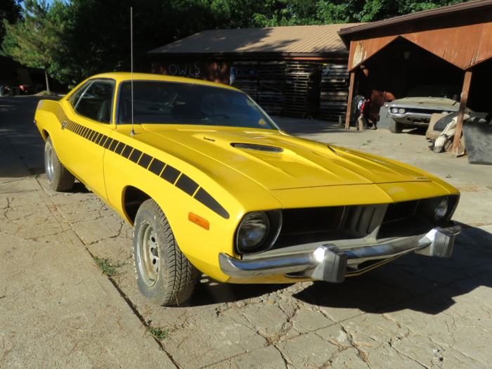 He is keeping about a dozen of the cars for himself, including a copper-colored Plymouth Barracuda from 1976, the last year they were produced.