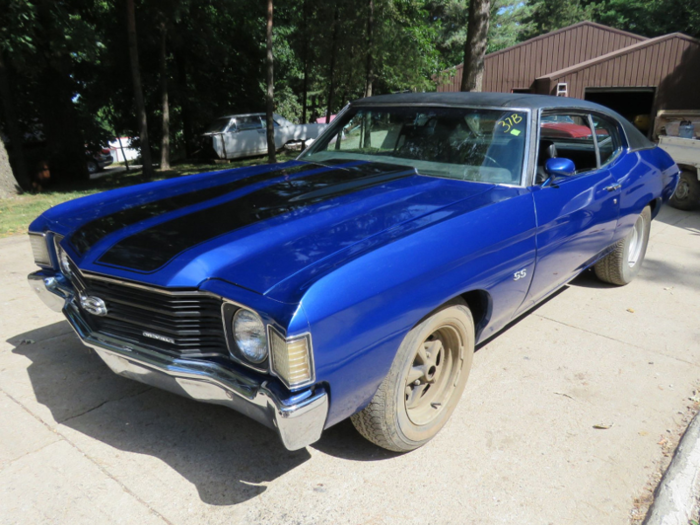 Johnson and his team are now cleaning up and repairing each car before the auction.