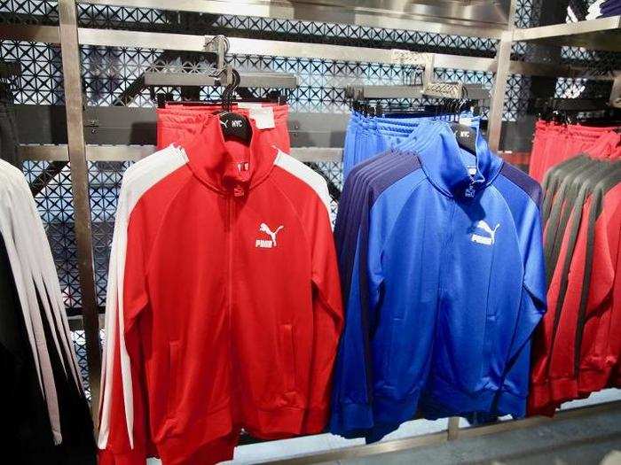 Before we delved into a specific sport, we made our way through some classic Puma zip-up jackets.