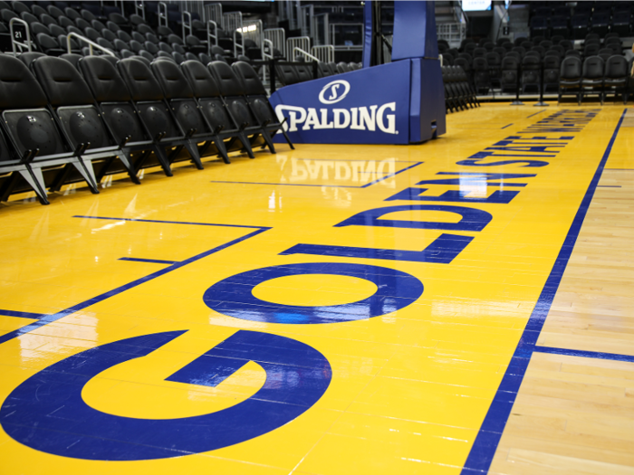 On the same side of the building as the cantina is the state-of-the-art Golden State Warriors player campus, which the media was asked to refrain from photographing.