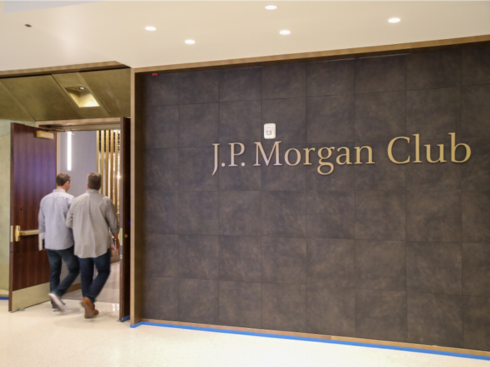 The JP Morgan Club, for example, has two rows of floor seats reserved, so those ticket holders have access to the club’s amenities, like complimentary beverages.