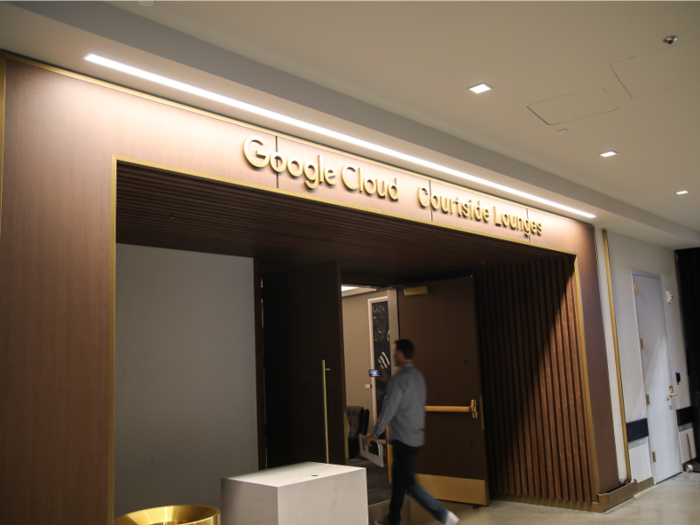 The Google Cloud lounges are just some of the luxury suites scattered around the arena. Chase Center