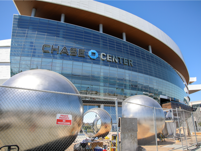 The sports team emptied $1.4 billion into the Chase Center project without any financial support from the city of San Francisco. Construction broke ground in 2017.