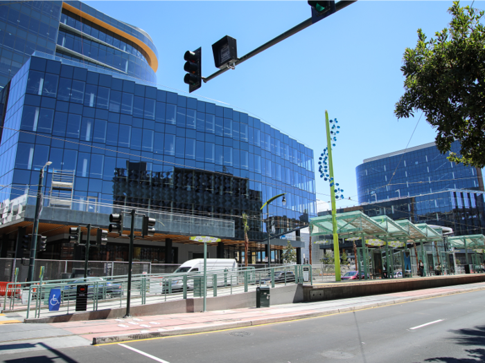 That patch of land is in the city’s Mission Bay neighborhood, a part of town that has something of a biotech and medical focus.