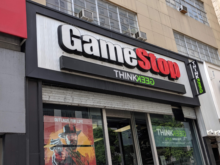 59 (tie). GameStop