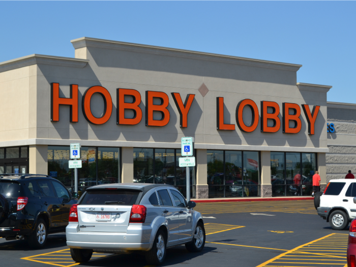 82 (tie). Hobby Lobby