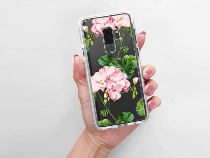 A pretty floral phone case