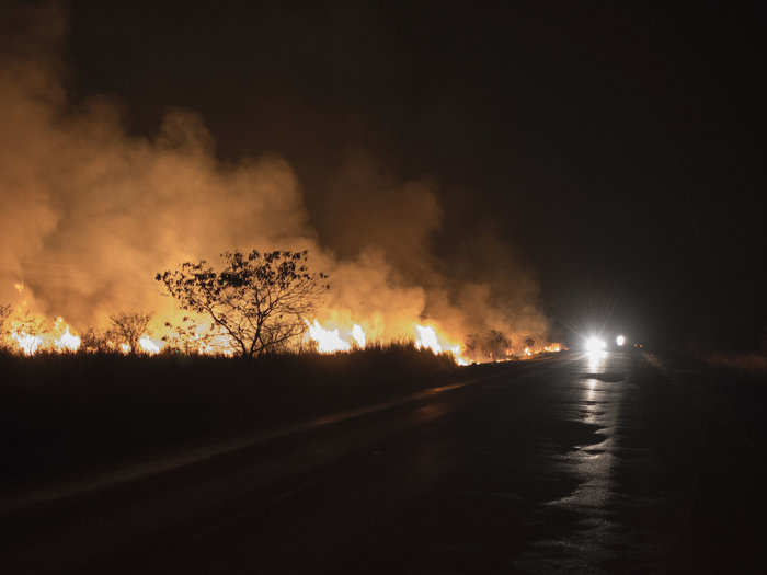 "We protect it. When we see the smoke, we follow it to defend the land. So we can see who are the white people starting the fire, and why they