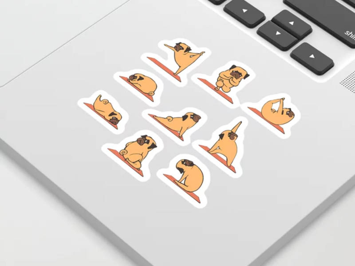 A funny laptop sticker