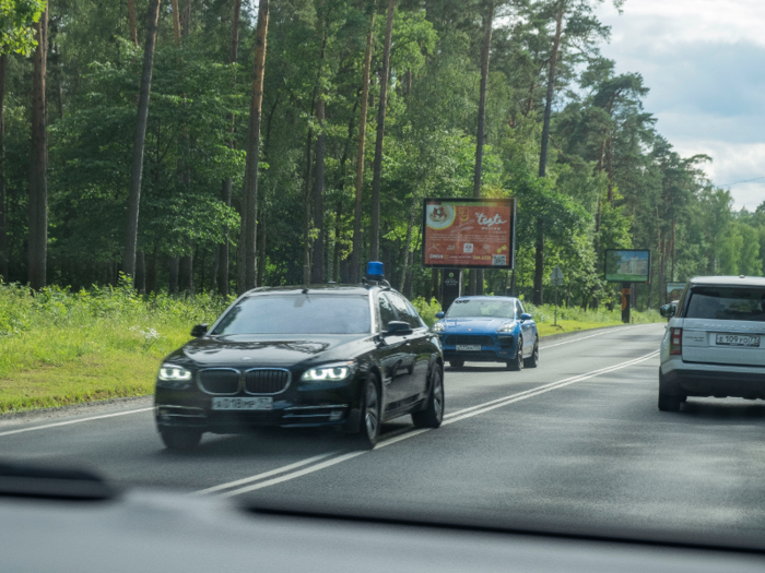 Rublyovka, the ritzy suburb surrounding the Rublyovskoye highway, is home to affluent businesspeople and government officials, including President Vladimir Putin and Prime Minister Dmitry Medvedev.