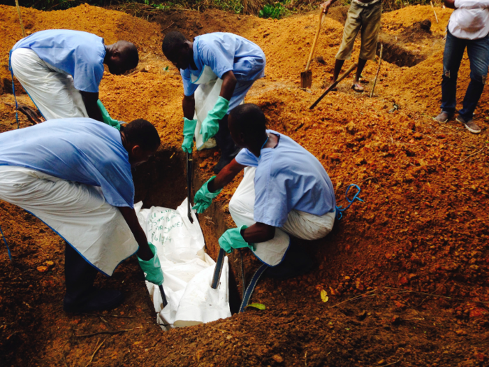 People continued to attend burials and touch the dead as part of local customs. Ebola victims are most infectious just after they