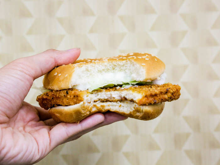 This sandwich also, unsurprisingly, tasted almost exactly like a McChicken. The chicken wasn