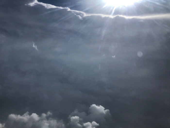 Crew members who participated in some of the recent flights have also posted some shocking images and videos of Dorian. The "stadium effect," something that occurs with particularly strong hurricanes, can be seen clearly in this photo from one "Hurricane Hunter."