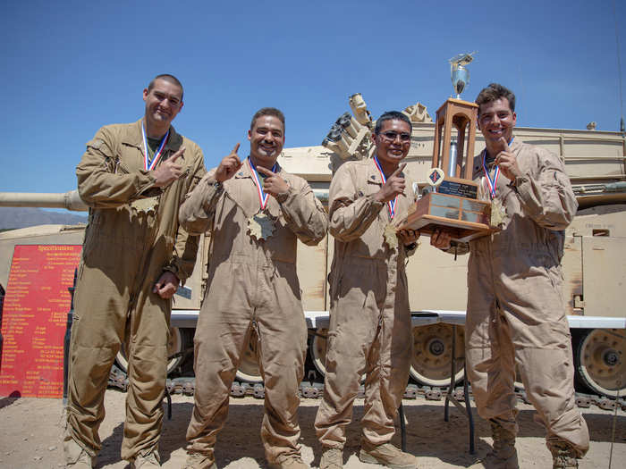 In the end, 4th Tank Battalion, 4th Marine Division, Marine Forces Reserve, collected the enormous TIGERCOMP trophy, the pride and joy of the tank community.