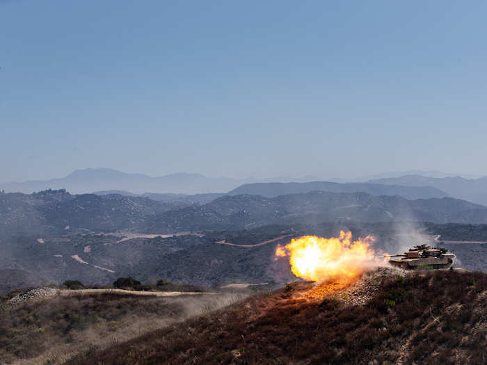 On the second day, the teams picked two or three of their best Marines to compete in a call for fire. A call for fire is a commonly used request providing succinct messages that determine the best methods of attack.