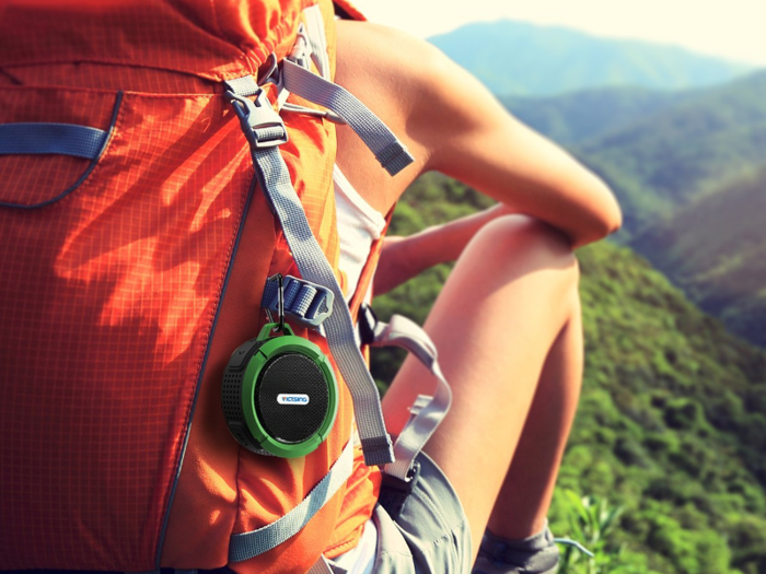 A wireless and waterproof speaker