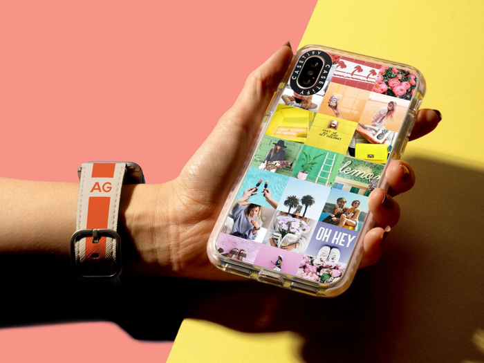 A custom phone case with photos of you together