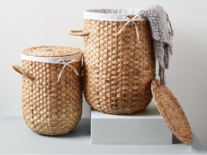 A laundry basket that blends with any decor