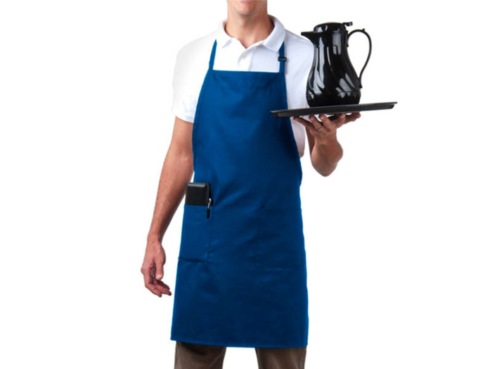 A simple bib apron