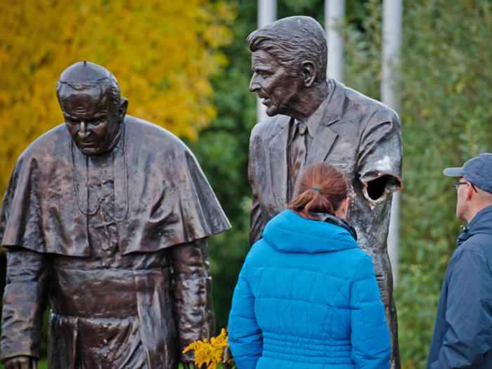 And he has a statue in Gdansk, Poland.