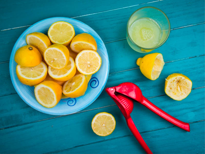 A small, but very useful citrus press