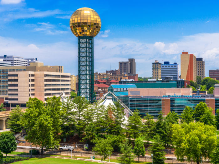 13. Knoxville, Tennessee