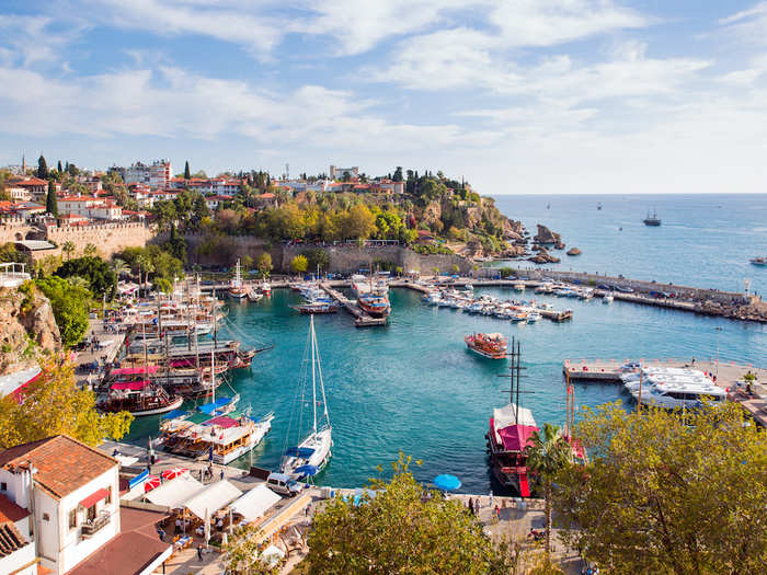 10. Antalya, Turkey — 12.41 million.