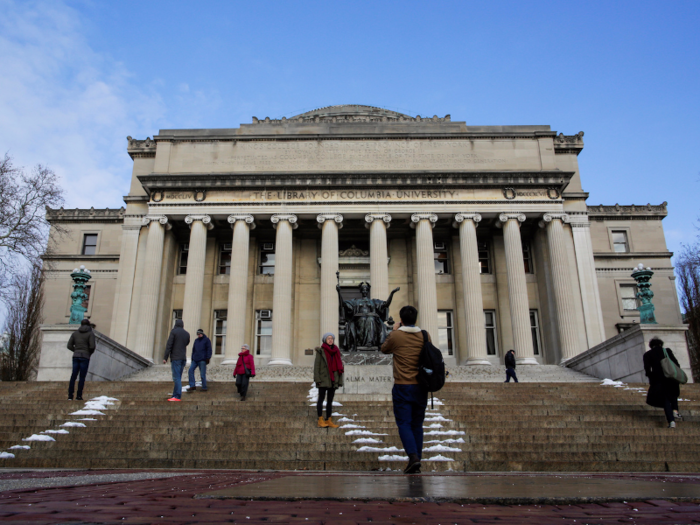 6. Columbia University had a 6.6% admissions rate.