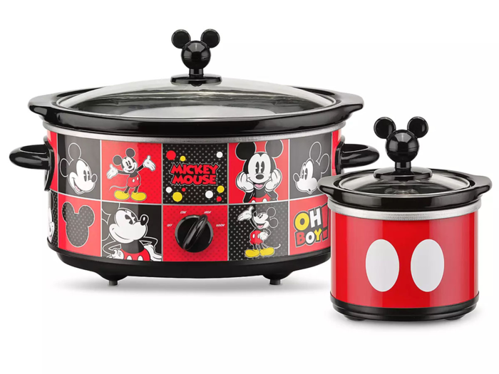 Mickey Mouse Slow Cooker with Dipper