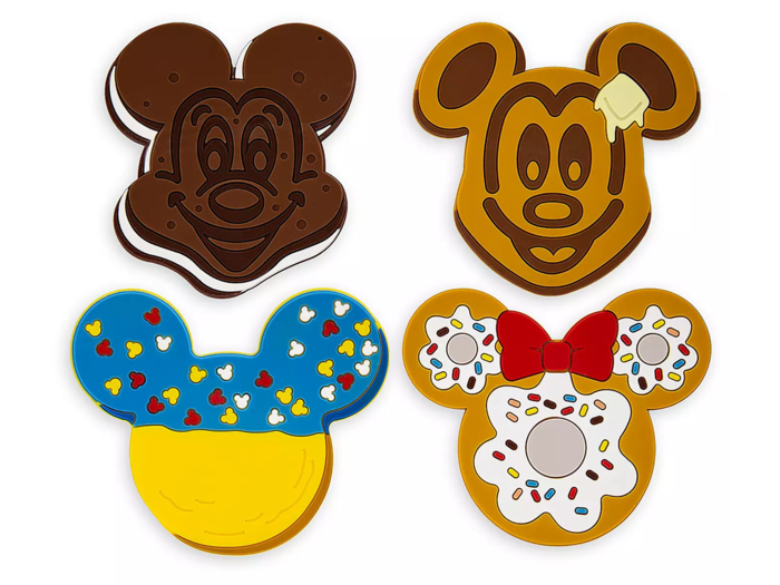 Disney Parks Food Icons Coaster Set