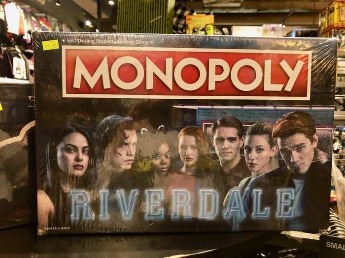 Everything in the store had a pop culture bent to it, like this Monopoly board based on the TV series "Riverdale."