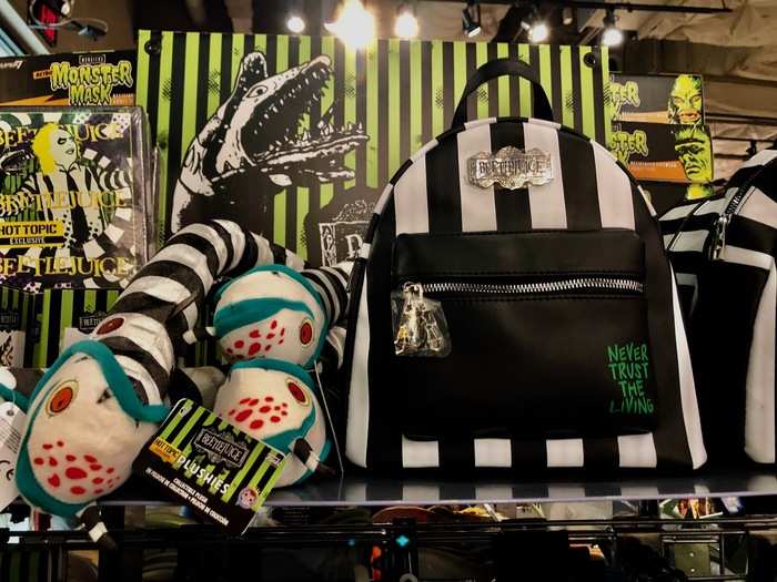 Some products —like these "Beetlejuice" items —were a little more obscure and would take a true fan to recognize them.