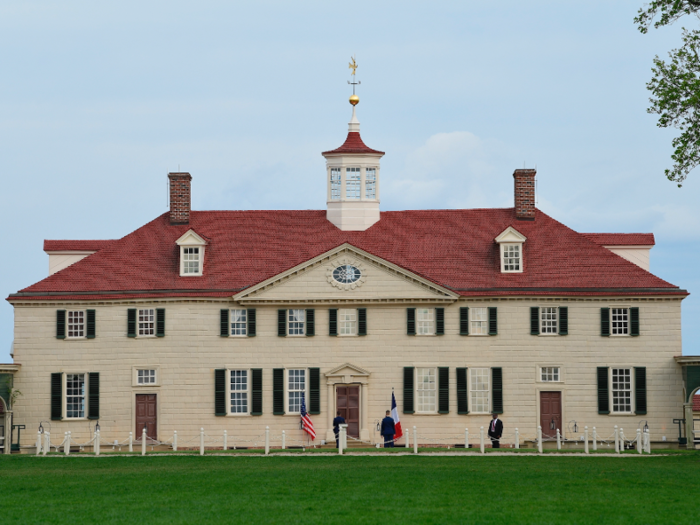 Mount Vernon in Virginia.