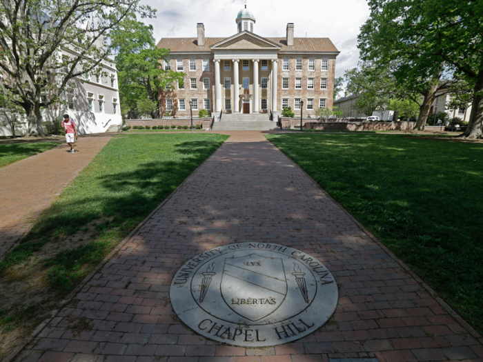 The University of North Carolina in North Carolina.