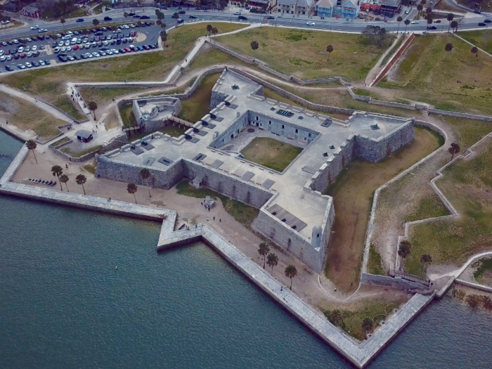 Castillo de San Marcos fort in Florida.