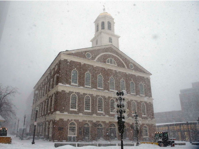 Faneuil Hall in Boston.