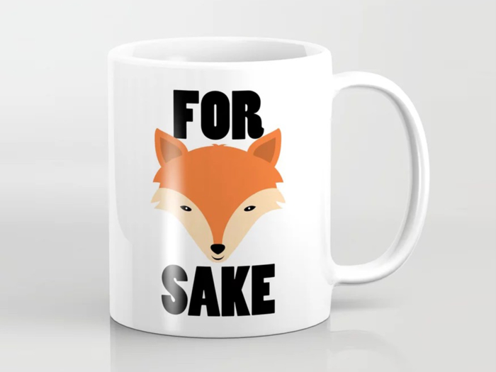 A punny mug made by an independent artist