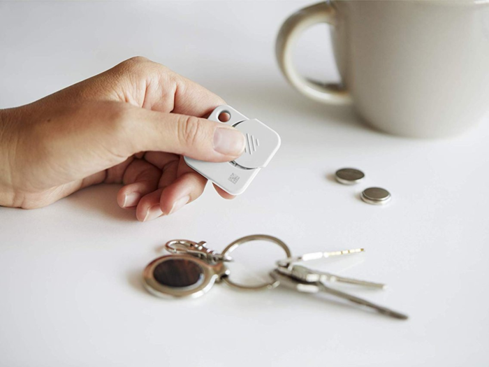 A Tile Mate to ring their keys or phone wherever they lost them