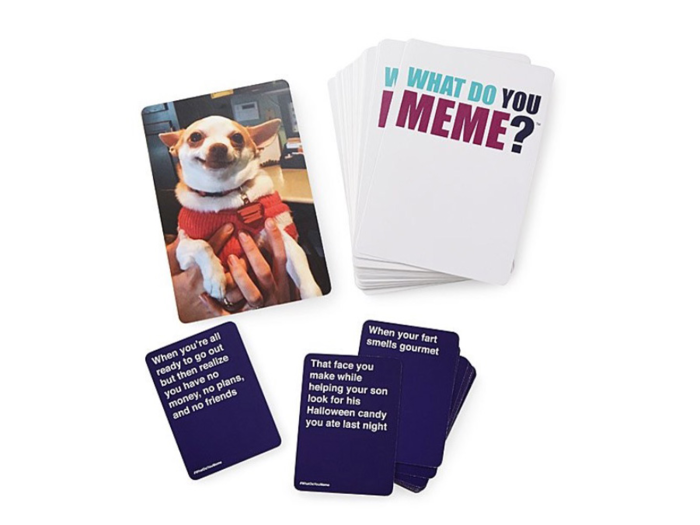 A funny meme-inspired card game for adults