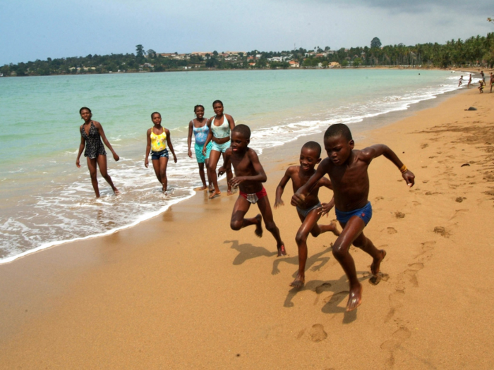 22. Sao Tome and Principe — 42.44% under 15