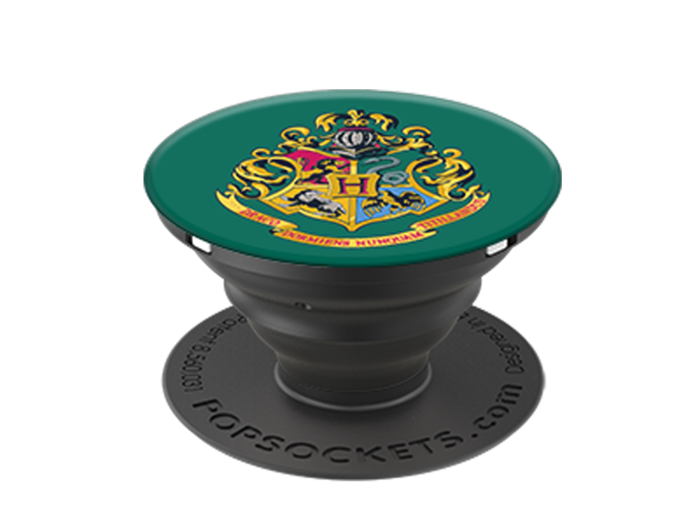 A Hogwarts PopSocket grip for muggle communication devices