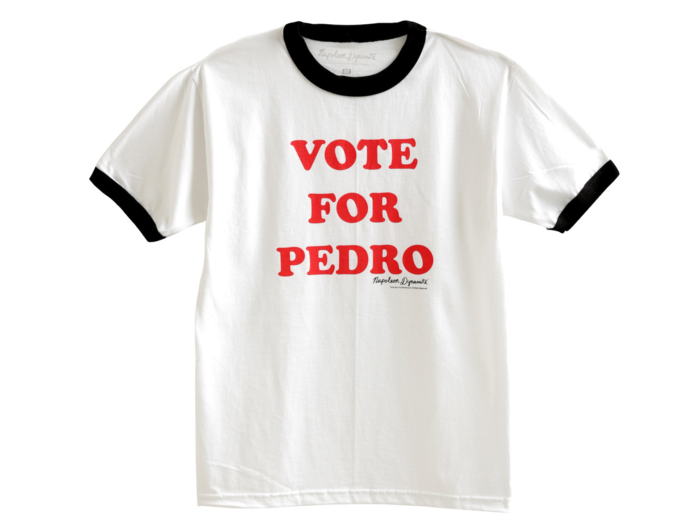 The movie "Napoleon Dynamite" exploded in popularity in 2004 and Hot Topic was ready for the hype, selling a Vote For Pedro t-shirt that fans could not seem to get enough of. A similar cultural phenomenon occurred in stores in 2008 when "Twilight" ignited the vampire craze.