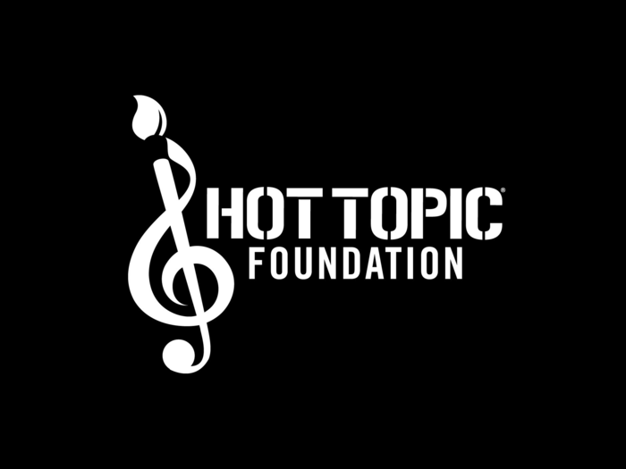 The Hot Topic Foundation was established in 2004 to help fund art and music programs for kids across the country by taking contributions from customers online and in stores.