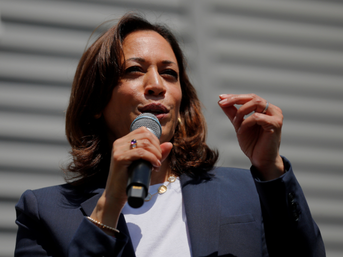 "I would sue Exxon Mobil," Kamala Harris said.