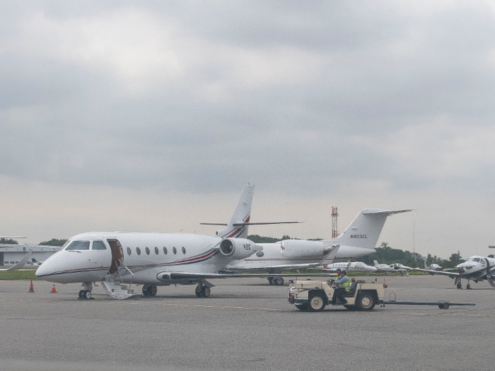 On a slow day, about 40 planes pass through Meridian