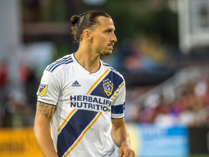 1: Zlatan Ibrahimovic — LA Galaxy ($7.2 million per year)